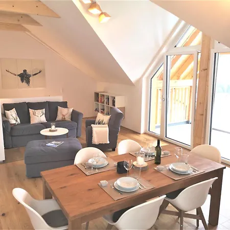 Апартаменты Panorama Apartment, 75qm, Balkon Und Sauna